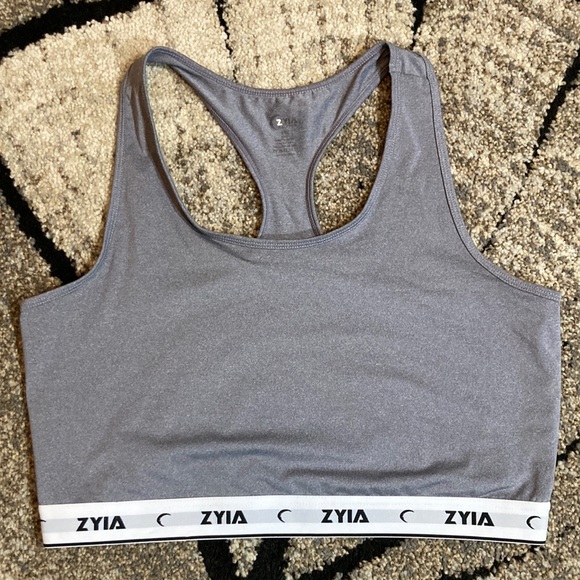 ZYIA Other - 💙Zyia Active Grey Racerback Sports Bra